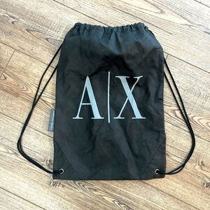 Armani exchange drawstring dust bag backpack sport
